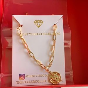 The styled collection gold chain necklace